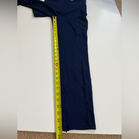 Fabletics Ponte Skinny Zip-split Pants Blue Size Small New with Tags - Picture 10 of 12